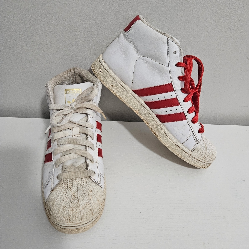 Adidas Men's Pro Model Shell Toe High Tops